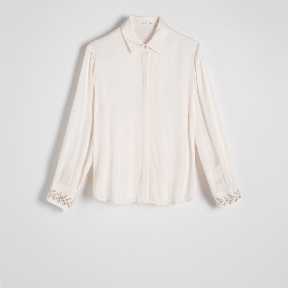 Reserved Decorative cuff shirt